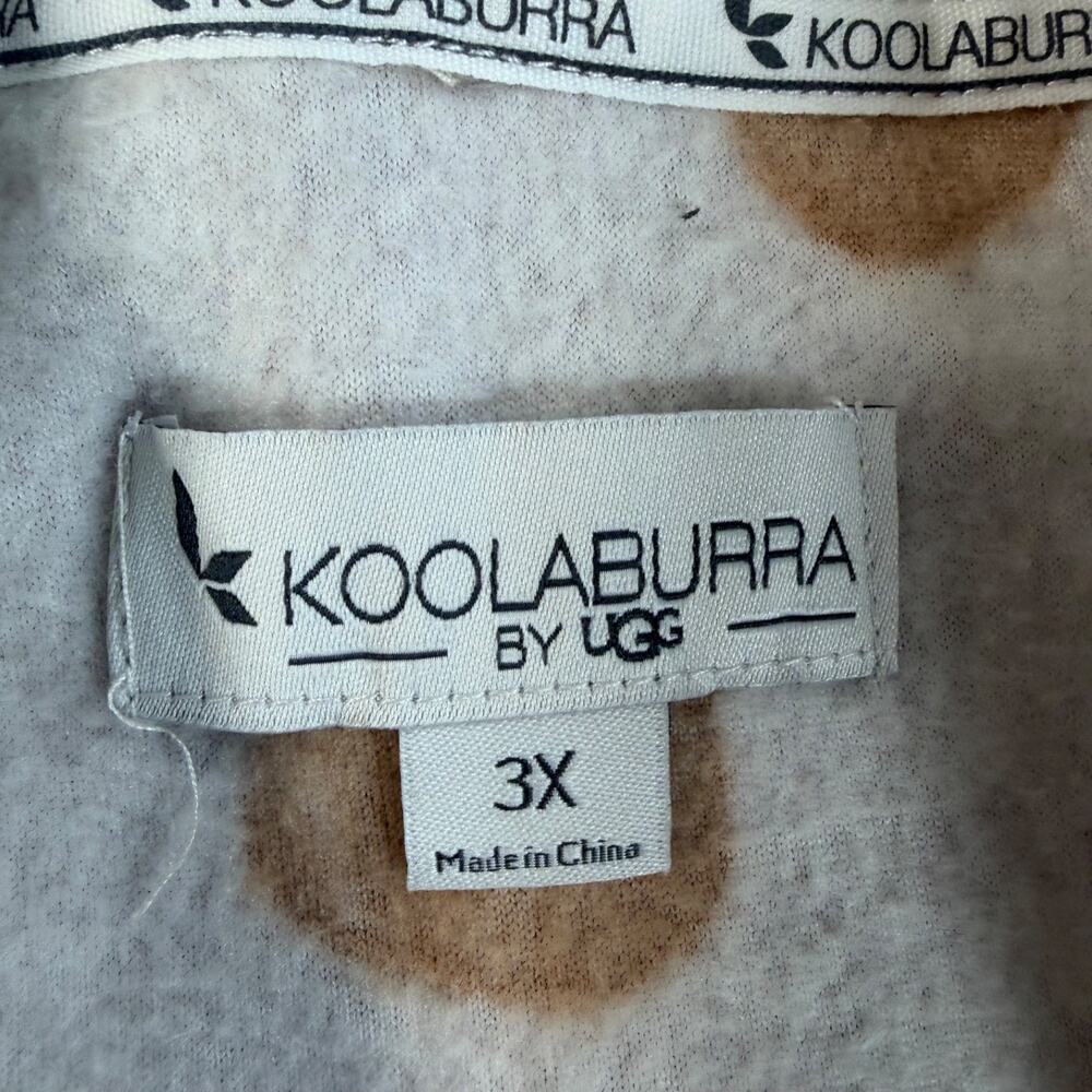 Koolaburra by UGG Women's 3X Leopard Print Hoodie Pullover Cozy Lounge Comfy - Picture 6 of 8